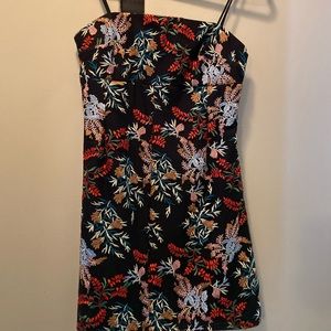 Japanese style dress with embroidered elements